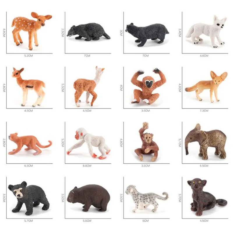 Children's Educational Cognitive Toy Mini Wild Animal Model Sitting Badger Squirrel Monkey Gibbon Wombat Animal Doll Decoration
Children's Educational Cognitive Toy Mini Wild Animal Model Sitting Badger Squirrel Monkey Gibbon Wombat Animal Doll Decoration