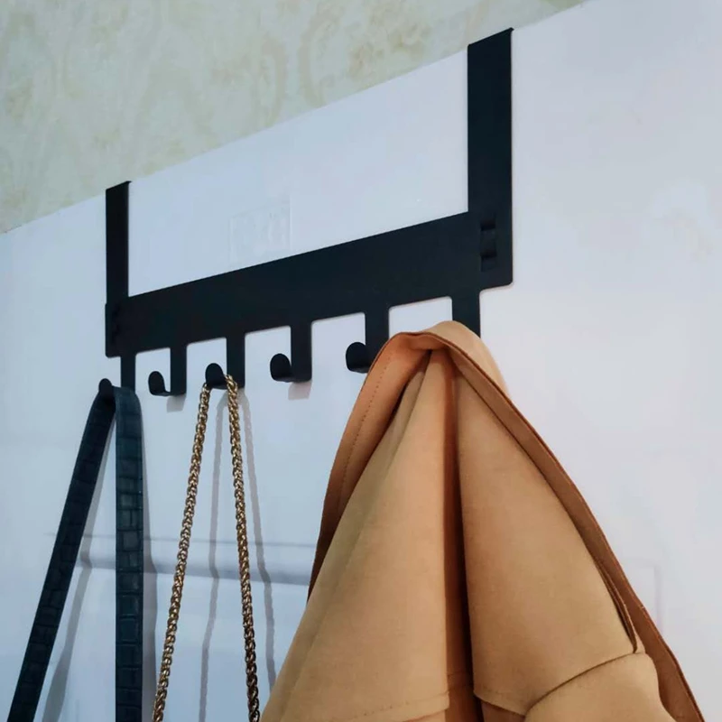 over the Door Hooks Door Hanger - 2 Packs over Door Hooks, 6 Hooks Sturdy Metal over Door Hooks for Hanging 
over the Door Hooks Door Hanger - 2 Packs over Door Hooks, 6 Hooks Sturdy Metal over Door Hooks for Hanging