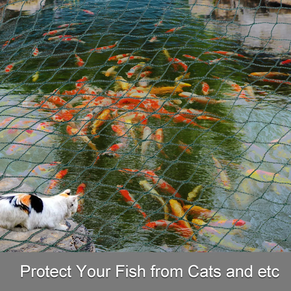 Protective Cover Eavy Duty Skimmer Net Screen For Falling Leaves And Debris Ground Spikes Polyethylene Durable Pond Netting Mesh 
Protective Cover Eavy Duty Skimmer Net Screen For Falling Leaves And Debris Ground Spikes Polyethylene Durable Pond Netting Mesh