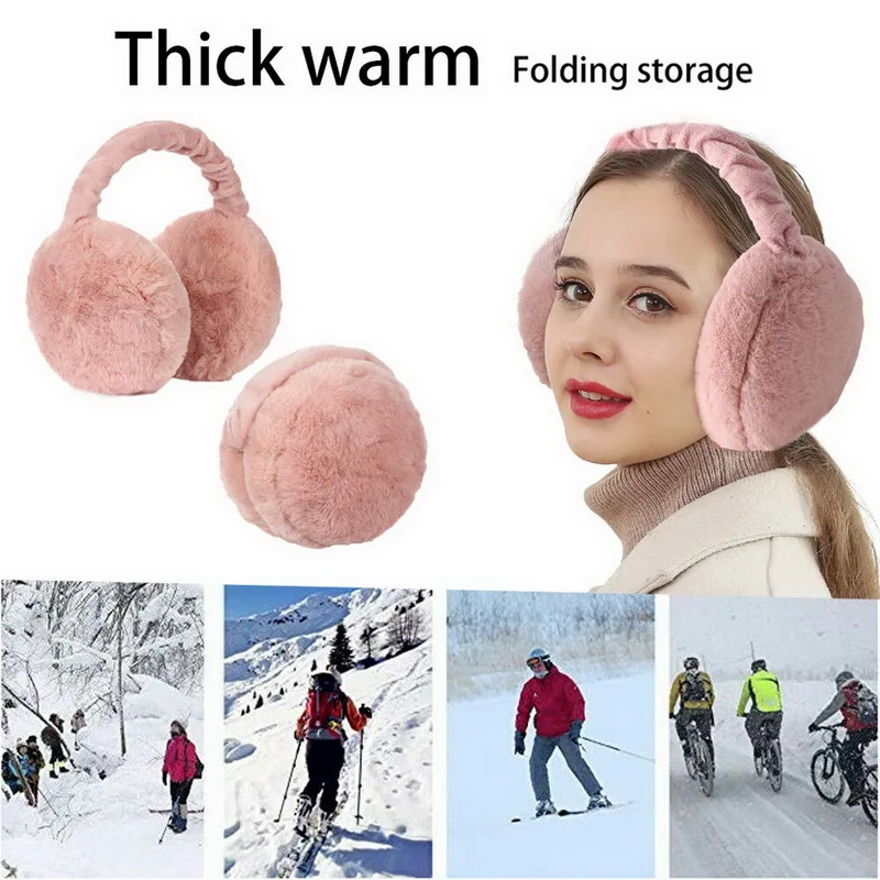Earmuffs Winter Ear Warmer Soft Plush Ear Cover fur warm foldable headphones winter accessories for women
Earmuffs Winter Ear Warmer Soft Plush Ear Cover fur warm foldable headphones winter accessories for women