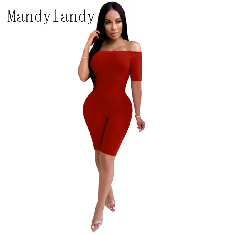 Mandylandy Playsuits Womens Casual High Waist Slash Neck Stretch Pencil Playsuits Summer Solid Color Short Sleeve Slim Playsuits
Mandylandy Playsuits Womens Casual High Waist Slash Neck Stretch Pencil Playsuits Summer Solid Color Short Sleeve Slim Playsuits