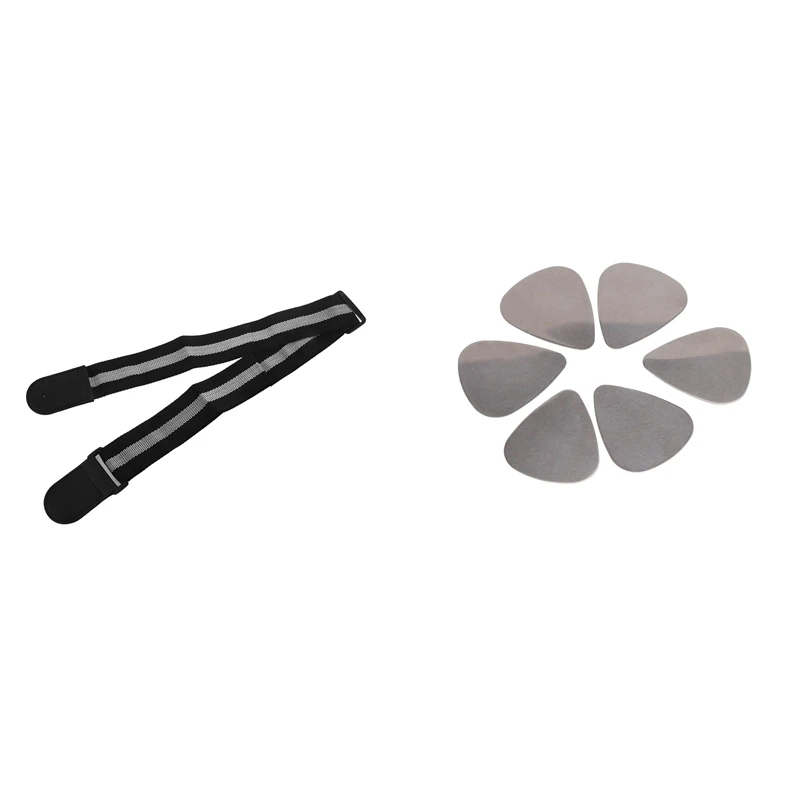 1x регулируемый гитарные ремни нейлон акустическая гитара с ремешком из искусственной кожи советы и 6X Нержавеющая сталь гитарных медиаторо...
1x регулируемый гитарные ремни нейлон акустическая гитара с ремешком из искусственной кожи советы и 6X Нержавеющая сталь гитарных медиаторо...