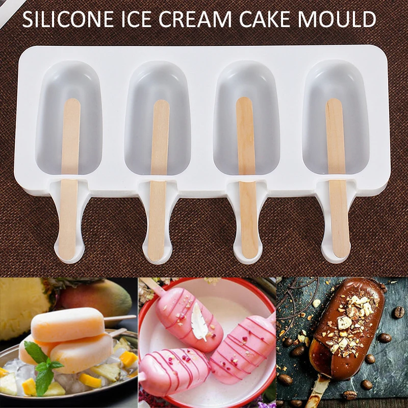 Silicone Ice Cream Cake Mold Ice Lolly Baking Frozen Dessert Mold DIY Making Kit Decorating Baking Supplies
Silicone Ice Cream Cake Mold Ice Lolly Baking Frozen Dessert Mold DIY Making Kit Decorating Baking Supplies