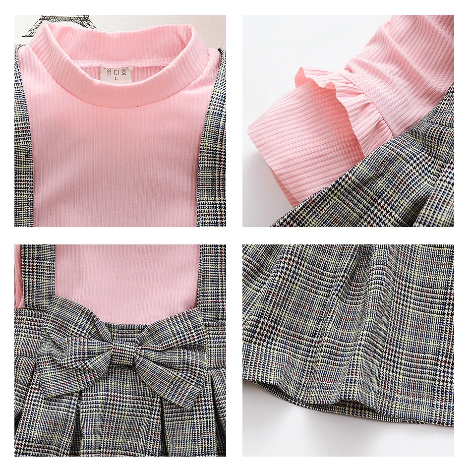 Muababy Autumn Winter Clothing Casual Dress for Girls Knitting Top Long Sleeve Two in One Fashion Frocks Kids Sweatshirt+Skirtss
Muababy Autumn Winter Clothing Casual Dress for Girls Knitting Top Long Sleeve Two in One Fashion Frocks Kids Sweatshirt+Skirtss