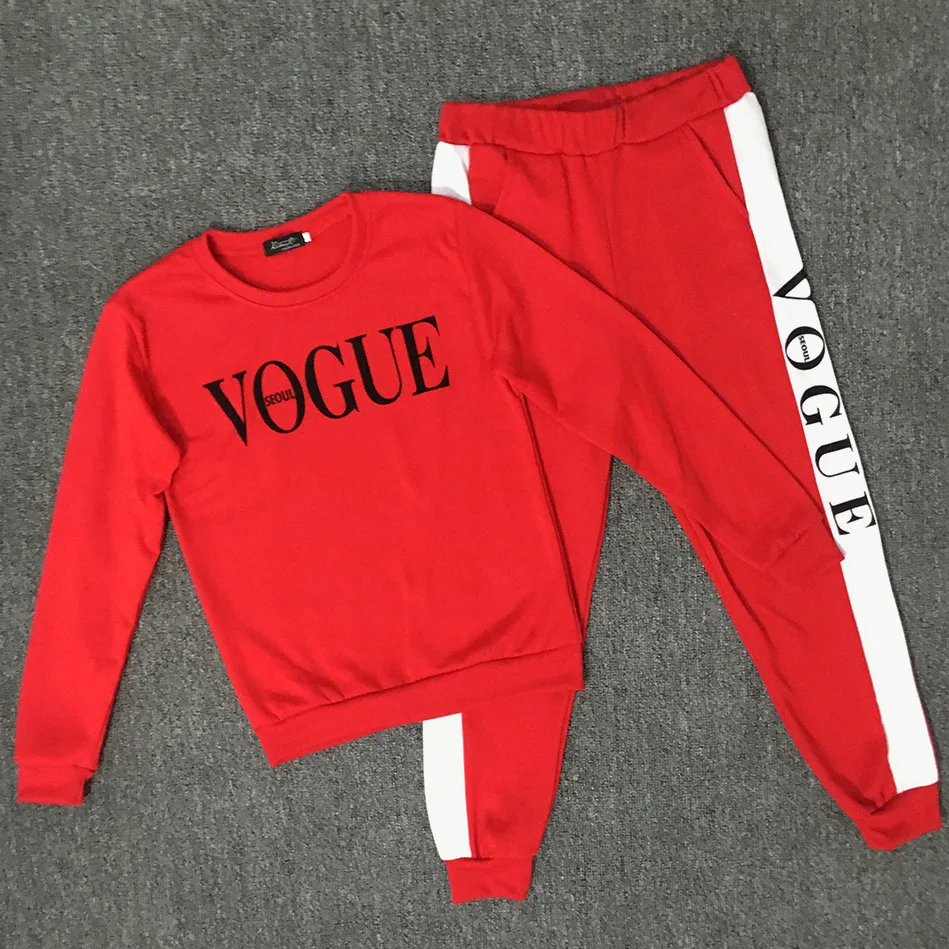 Letter vogue 2020 New Design Fashion Hot Sale Suit Set Women Tracksuit Two-piece Style Outfit Sweatshirt Sport Wear
Letter vogue 2020 New Design Fashion Hot Sale Suit Set Women Tracksuit Two-piece Style Outfit Sweatshirt Sport Wear
