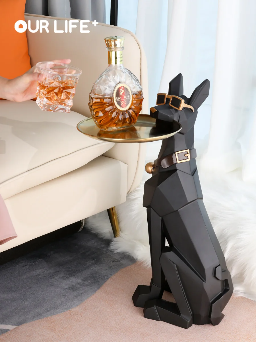 Light Luxury Floor Dog Storage Decoration Living Room Sofa TV Cabinet Side Table Housewarming Gift Creative
Light Luxury Floor Dog Storage Decoration Living Room Sofa TV Cabinet Side Table Housewarming Gift Creative