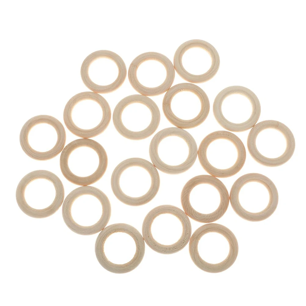 30pcs 3cm 1.18inch Natural Wood Rings for Craft, Ring Pendant and Connectors Jewelry Making DIY Projects
30pcs 3cm 1.18inch Natural Wood Rings for Craft, Ring Pendant and Connectors Jewelry Making DIY Projects
