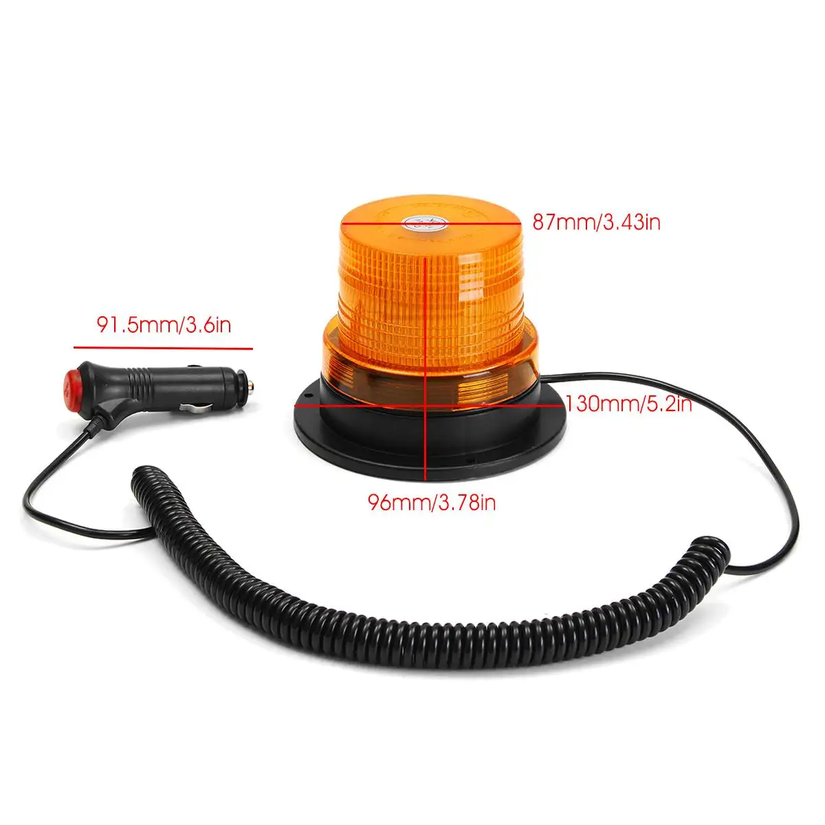 12V/24V LED Amber Car Strobe Warning Light Magnetic LED Flashing Emergency Truck Beacon Lamp
12V/24V LED Amber Car Strobe Warning Light Magnetic LED Flashing Emergency Truck Beacon Lamp