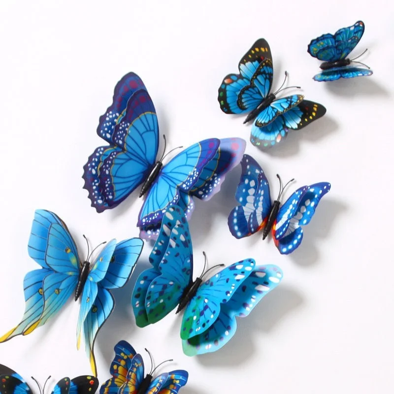 12/24/36PC 3D Butterfly Wall Stickers for Wall Bedroom Living Room Refrigerator Stickers Wall Decals Home Decoration Wallpaper
12/24/36PC 3D Butterfly Wall Stickers for Wall Bedroom Living Room Refrigerator Stickers Wall Decals Home Decoration Wallpaper