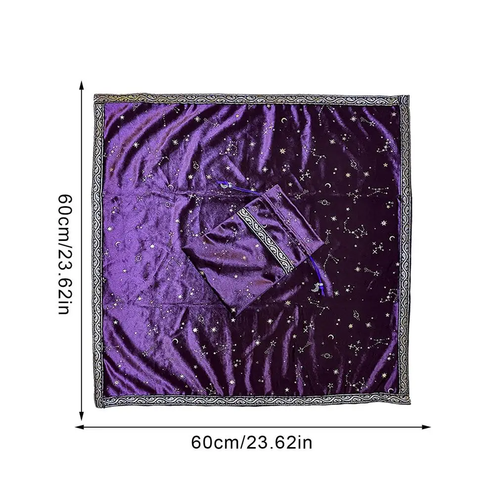 Altar Tarot Table Cloth Velvet Tarot Divination Tablecloth With Tarot Cards Bag Board Game Tablecloth Pouch Cover Accessories
Altar Tarot Table Cloth Velvet Tarot Divination Tablecloth With Tarot Cards Bag Board Game Tablecloth Pouch Cover Accessories