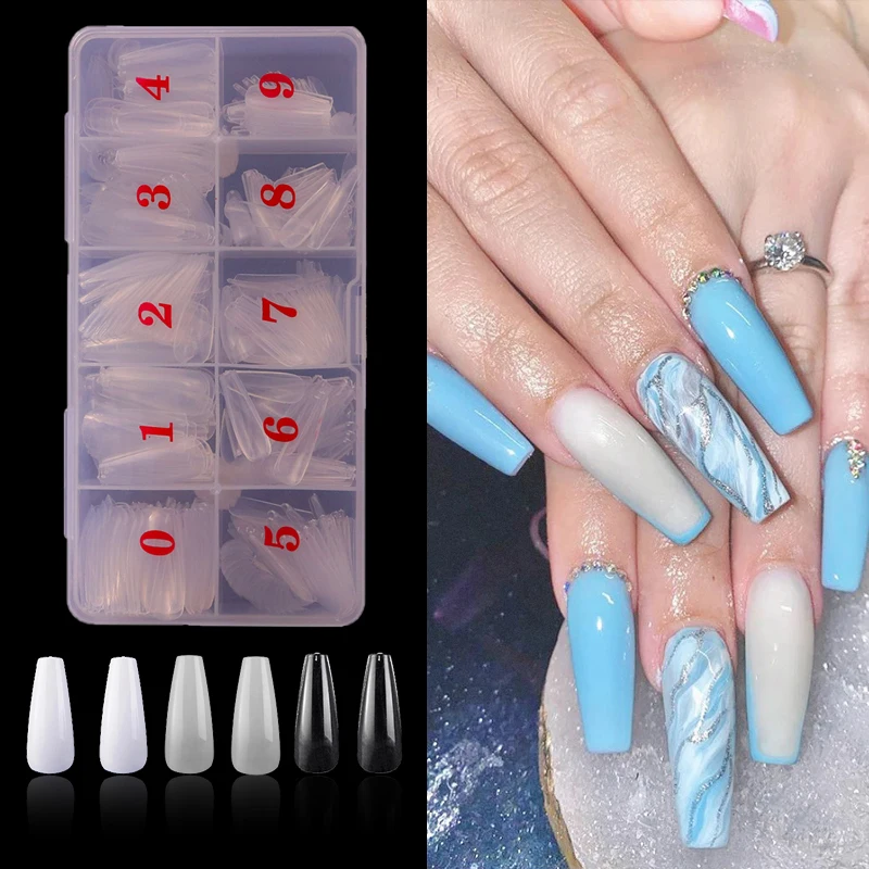 500pcs/box Fake Nail Artificial Press on Long Ballerina Clear/Natural/white False Coffin Nails Art Tips Full Cover Jewelry Box
500pcs/box Fake Nail Artificial Press on Long Ballerina Clear/Natural/white False Coffin Nails Art Tips Full Cover Jewelry Box