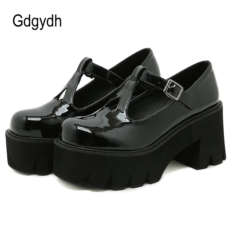 Gdgydh Heart Shaped Mary Janes Women Platform Patent Leather Student Shoes College Uniform Girls Lolita Shoes JK Plus Size 42
Gdgydh Heart Shaped Mary Janes Women Platform Patent Leather Student Shoes College Uniform Girls Lolita Shoes JK Plus Size 42