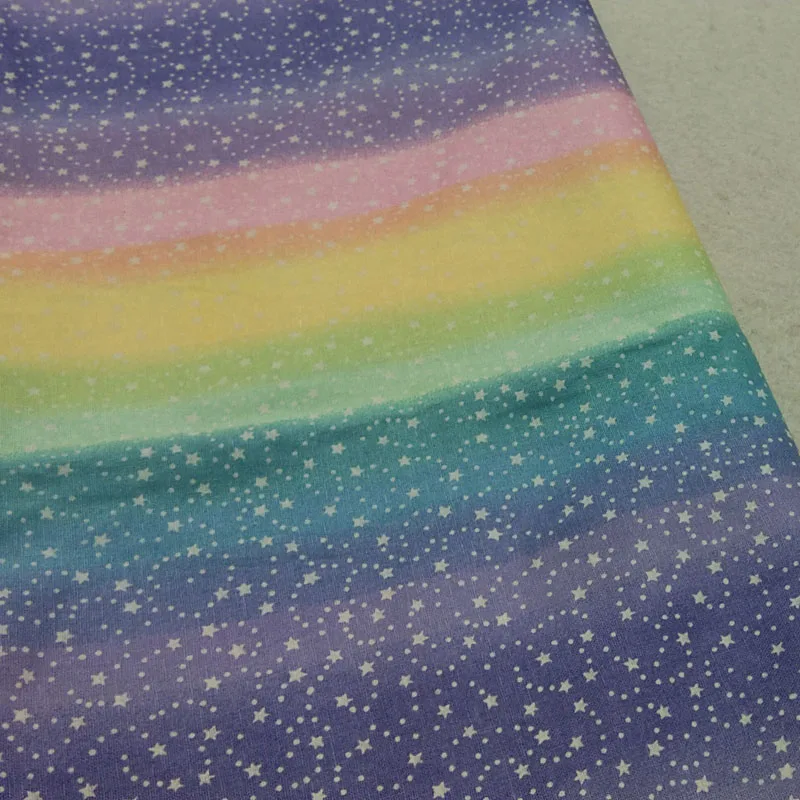 Rainbow Color Brilliant Fivestar Printed Cotton Fabric Sewing DIY Home Cloth Dress Clothing Textile Tissue Patchwork Star Fabric
Rainbow Color Brilliant Fivestar Printed Cotton Fabric Sewing DIY Home Cloth Dress Clothing Textile Tissue Patchwork Star Fabric