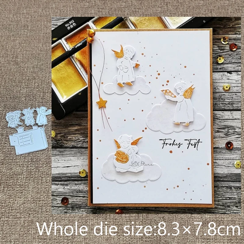 New Design Craft Metal stencil mold Cutting Dies Angel children decoration scrapbook die cuts Album Paper Card Craft Embossing
New Design Craft Metal stencil mold Cutting Dies Angel children decoration scrapbook die cuts Album Paper Card Craft Embossing
