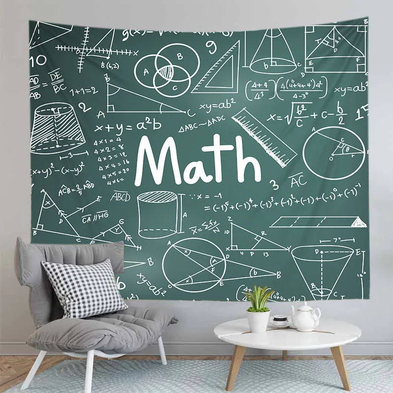 Mathematical Formula Wall Hanging Tapestry Geometric Abstract Numbers Home Decro Table clothes 4 Sizes Bedspread 
Mathematical Formula Wall Hanging Tapestry Geometric Abstract Numbers Home Decro Table clothes 4 Sizes Bedspread