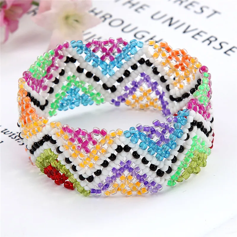 Bohemian Multilayer Colorful Beads Elastic Bracelet Bangles Beads Charm Bracelets for Women Jewelry Pulseras Mujer Bijoux Femme
Bohemian Multilayer Colorful Beads Elastic Bracelet Bangles Beads Charm Bracelets for Women Jewelry Pulseras Mujer Bijoux Femme