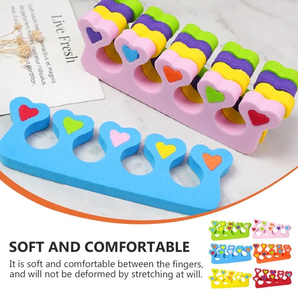 24pcs Nail Toe Separator Manicure Toe Finger Divider Nail Art Supply for Salon
24pcs Nail Toe Separator Manicure Toe Finger Divider Nail Art Supply for Salon