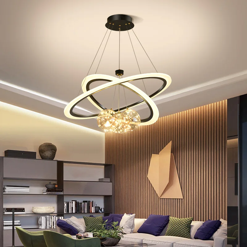 LED Lustres Hanging Pendant Light Simple Design Circle Rings Fixture Modern Living Dining Room Decoration Luminaire Chandelier
LED Lustres Hanging Pendant Light Simple Design Circle Rings Fixture Modern Living Dining Room Decoration Luminaire Chandelier