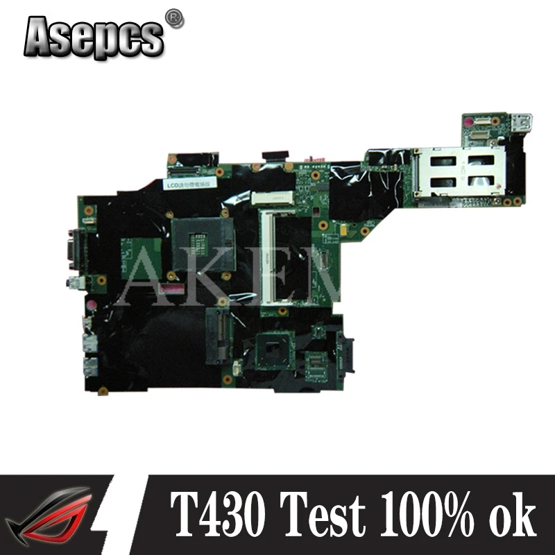 Для For Lenovo Thinkpad T430 t430i материнская плата для ноутбука 100% тестовая работа FRU 04Y1934