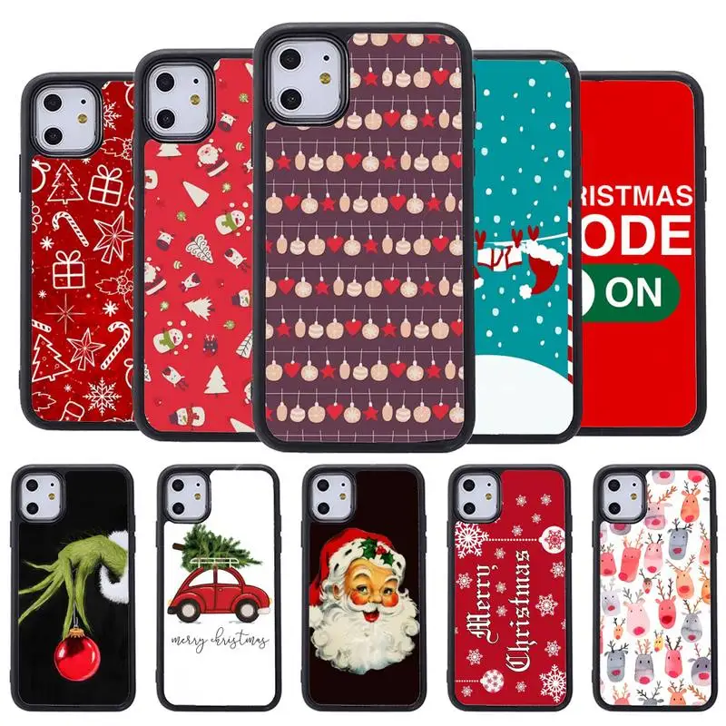 Merry Christmas Phone Case for iphone 11 12 13 pro se 20 max xr xs x 7 8 6s plus mini Fundas cover PC&TPU 
Merry Christmas Phone Case for iphone 11 12 13 pro se 20 max xr xs x 7 8 6s plus mini Fundas cover PC&TPU