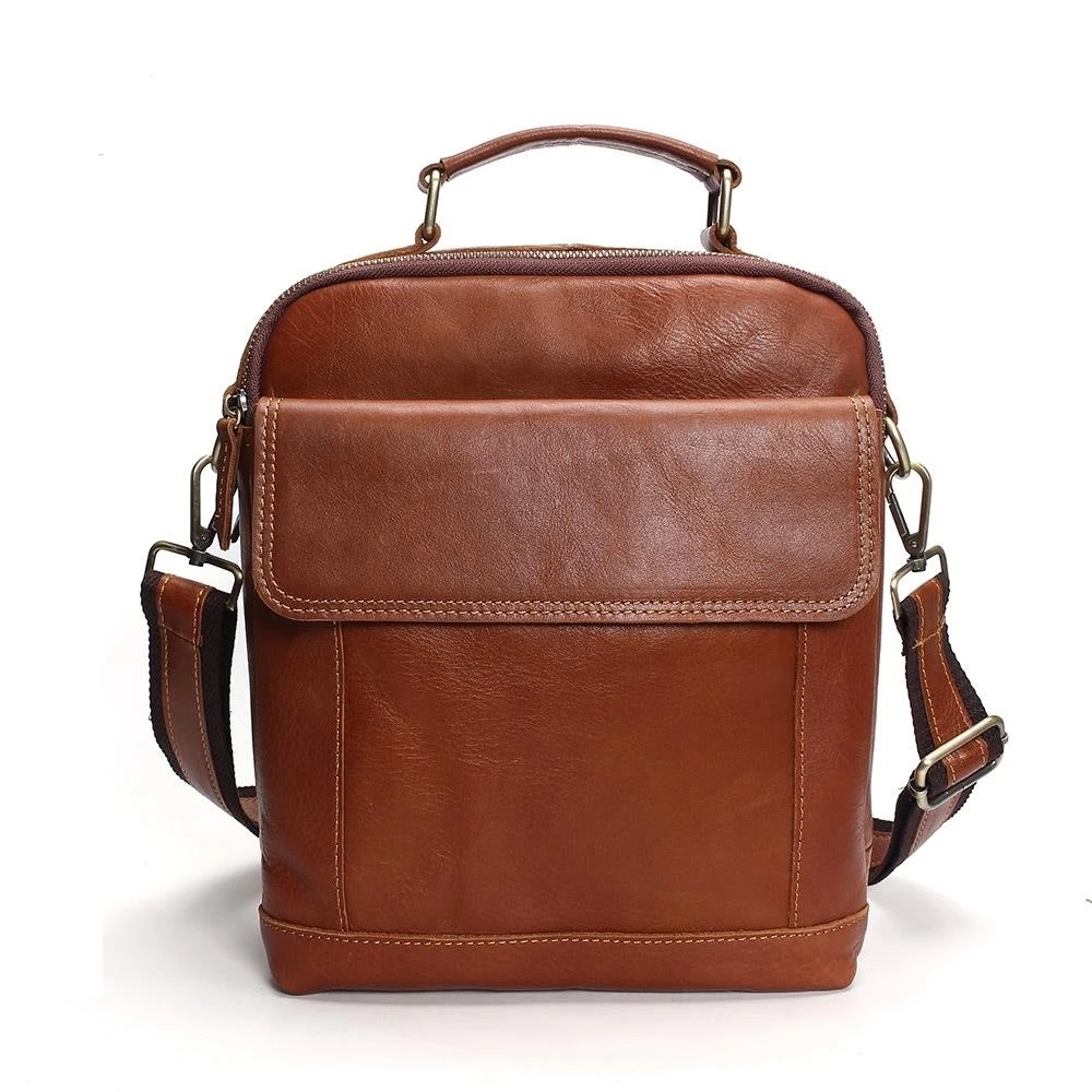 

Tauren Brand Men's Genuine Leather Business Bag 2021 Men Shoulder Bags High Quality Male Handbags For Cross Body