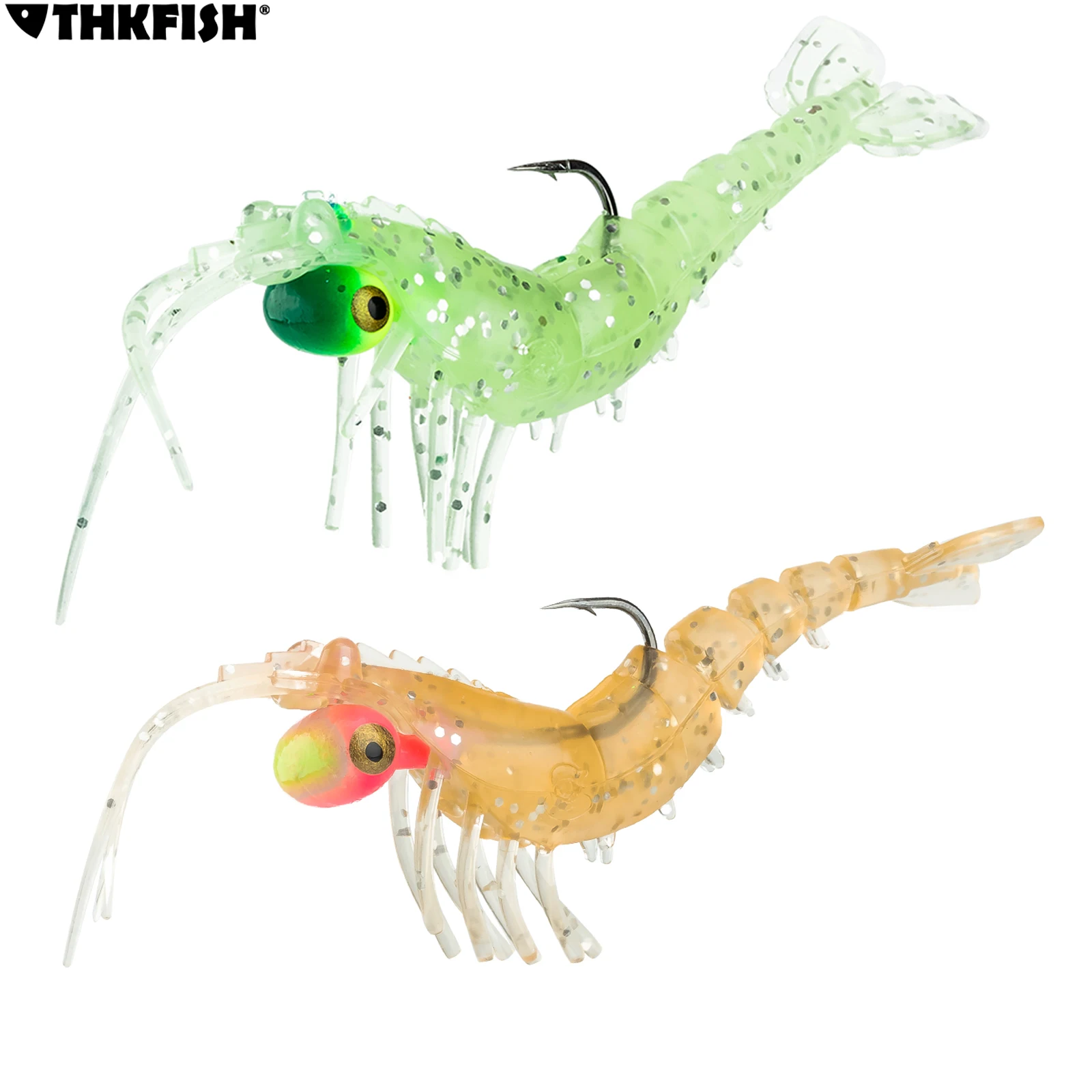 1pc Artificial Soft Shrimp Lure 8cm 9cm 11.5cm Luminous Shrimp Soft Bait Silicone Lures With Hook Fishing Tackle
1pc Artificial Soft Shrimp Lure 8cm 9cm 11.5cm Luminous Shrimp Soft Bait Silicone Lures With Hook Fishing Tackle