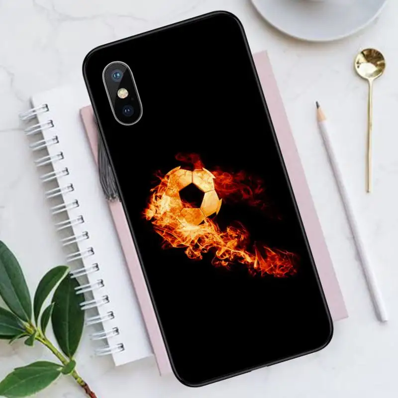 Football Soccer ball flame Phone Cases for iPhone 11 12 pro XS MAX 8 7 6 6S Plus X 5S SE 2020 XR Luxury brand shell funda coque
Football Soccer ball flame Phone Cases for iPhone 11 12 pro XS MAX 8 7 6 6S Plus X 5S SE 2020 XR Luxury brand shell funda coque