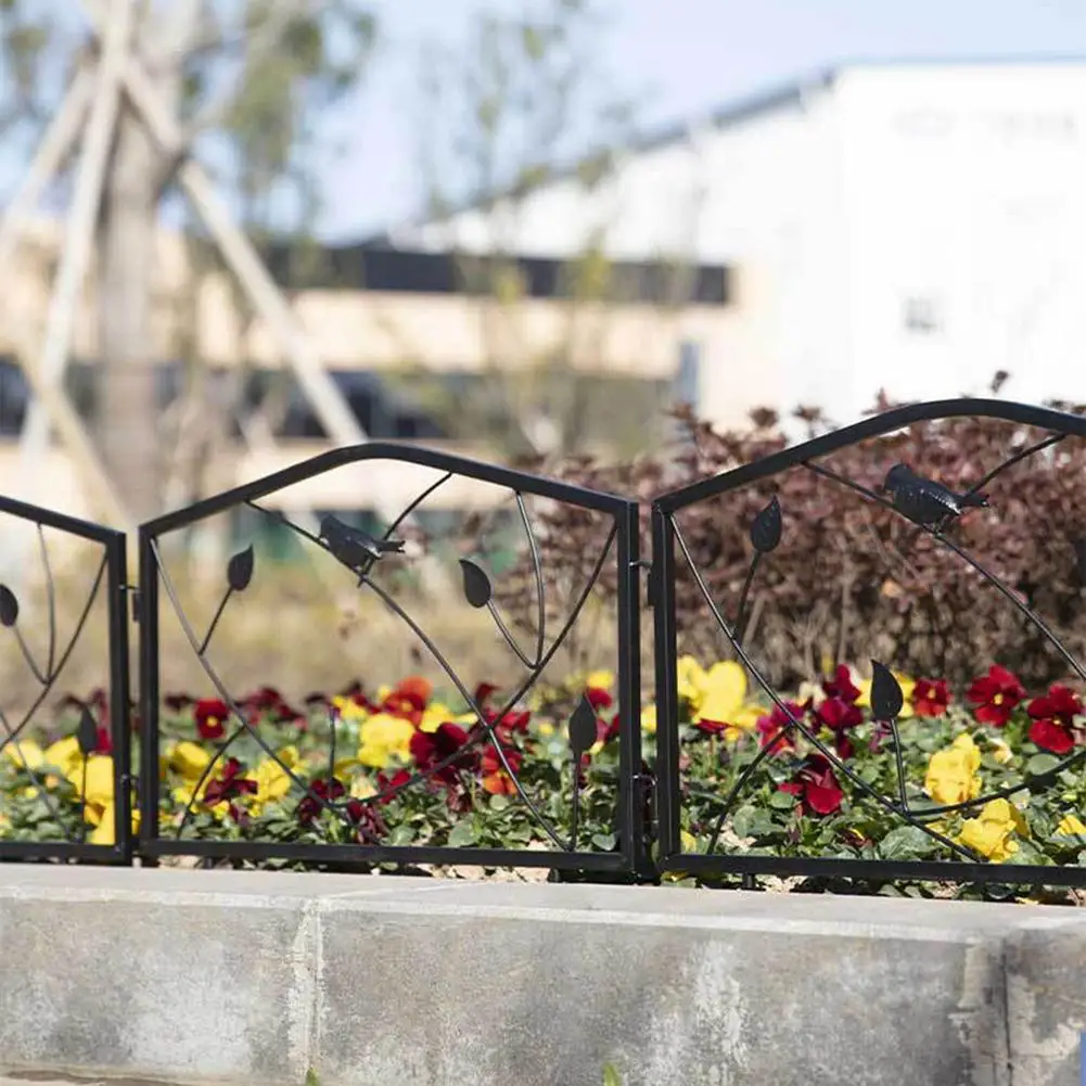 4pcs Decorative Garden Fence Panel Courtyard Wrought Iron Fence For Border Edging Plant Flower Protective Edging Fence
4pcs Decorative Garden Fence Panel Courtyard Wrought Iron Fence For Border Edging Plant Flower Protective Edging Fence