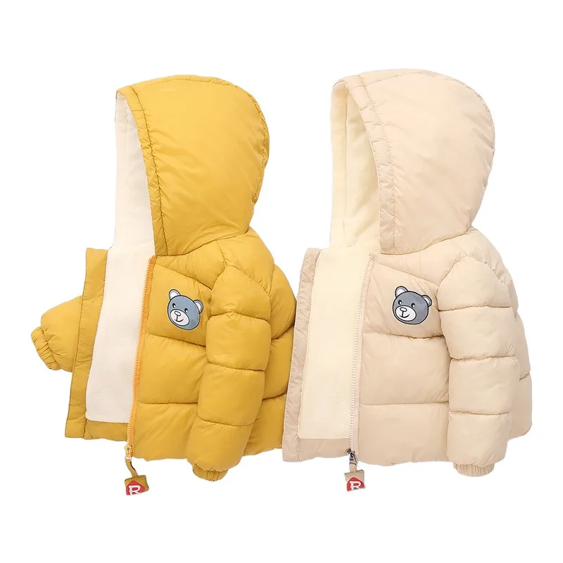 Детская теплая хлопковая куртка с капюшоном, на молнии
Детская теплая хлопковая куртка с капюшоном, на молнии