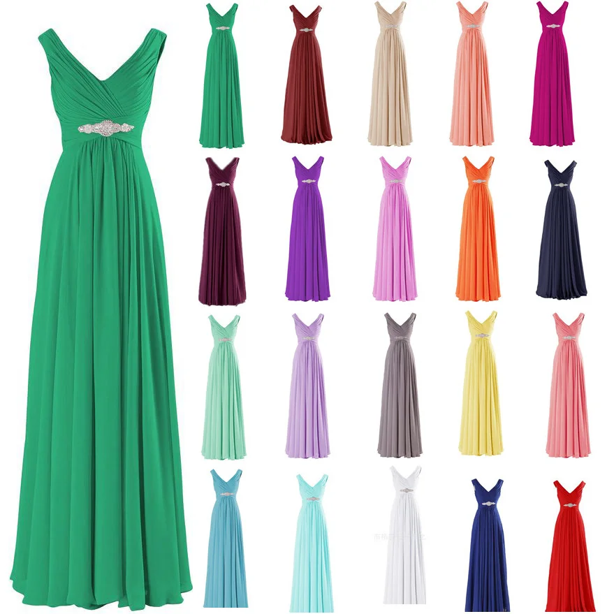 A Line Chiffon V Neck Crystals Eegant Off-Shoulder Formal Prom Wedding Party Bridesmaid Dresses Robe De Soiree Zipper Back
A Line Chiffon V Neck Crystals Eegant Off-Shoulder Formal Prom Wedding Party Bridesmaid Dresses Robe De Soiree Zipper Back