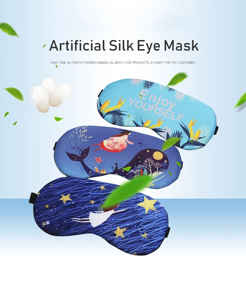 Imitated Silk Fabric Sleep Mask For Women Men Eye Patches Rest Fashion Personality Style Eye Face Mask Comfortable Soft Smooth
Imitated Silk Fabric Sleep Mask For Women Men Eye Patches Rest Fashion Personality Style Eye Face Mask Comfortable Soft Smooth