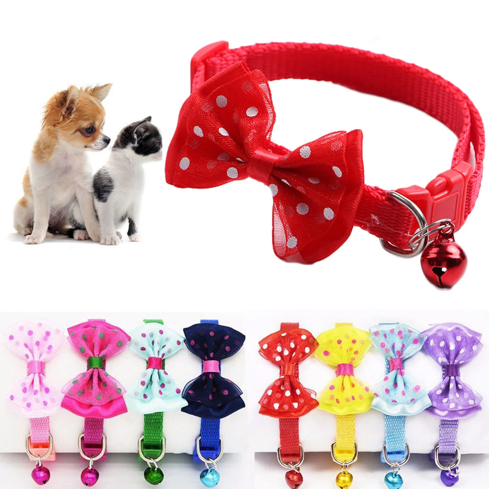 Fashion Cute Kitten 1pc New Adjustable Bowknot Nylon Dog Cat Pet Collar Bow Tie Bell Puppy Candy Color Necktie bell collar
Fashion Cute Kitten 1pc New Adjustable Bowknot Nylon Dog Cat Pet Collar Bow Tie Bell Puppy Candy Color Necktie bell collar