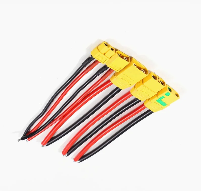 RC аккумуляторный кабель XT90 XT60 XT30 T-Plug Штекерный разъем с силиконовым проводом 12AWG