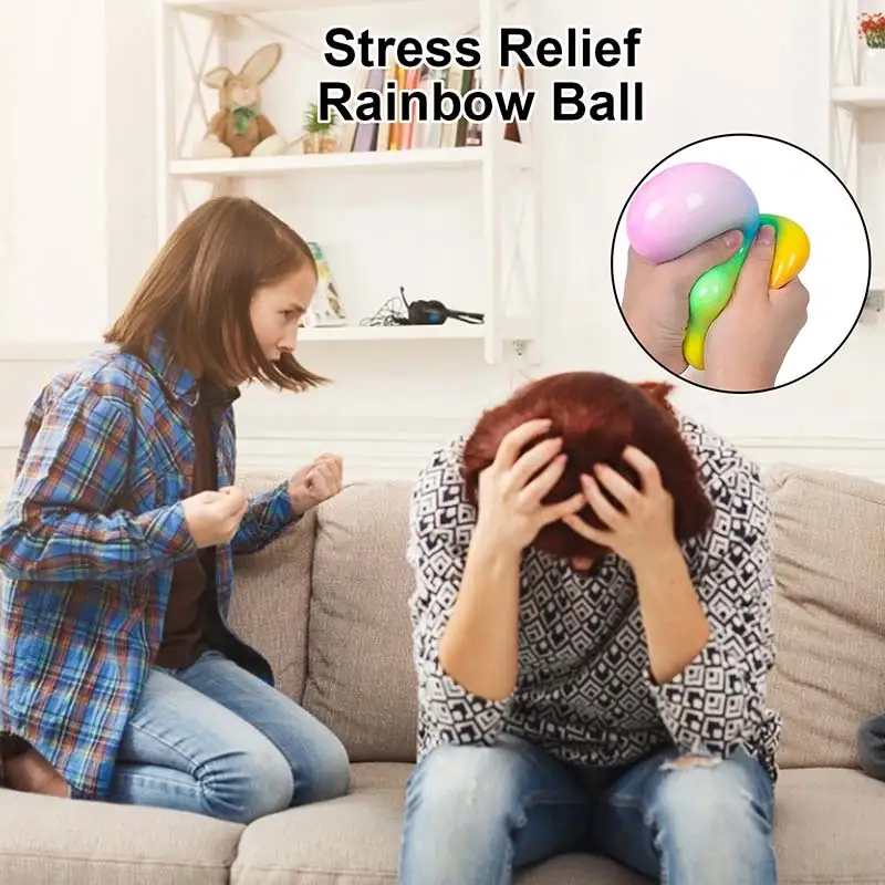 Colorful Vent Ball Press Decompression Toy Balls Relieve Anti Stress Balls Hand Squeeze Fidget Toy For Child Kids Antistress
Colorful Vent Ball Press Decompression Toy Balls Relieve Anti Stress Balls Hand Squeeze Fidget Toy For Child Kids Antistress