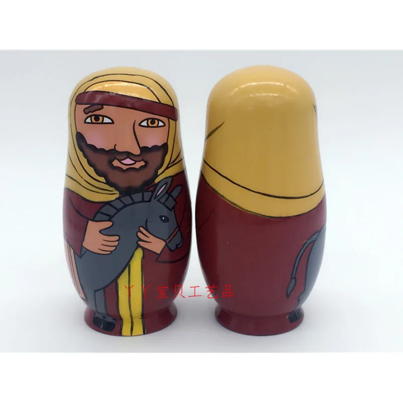 5pcs Horse Hug Russian Matryoshka Nesting Doll Girls Basswood Hand Painted Decor Gift Doll Toys
5pcs Horse Hug Russian Matryoshka Nesting Doll Girls Basswood Hand Painted Decor Gift Doll Toys