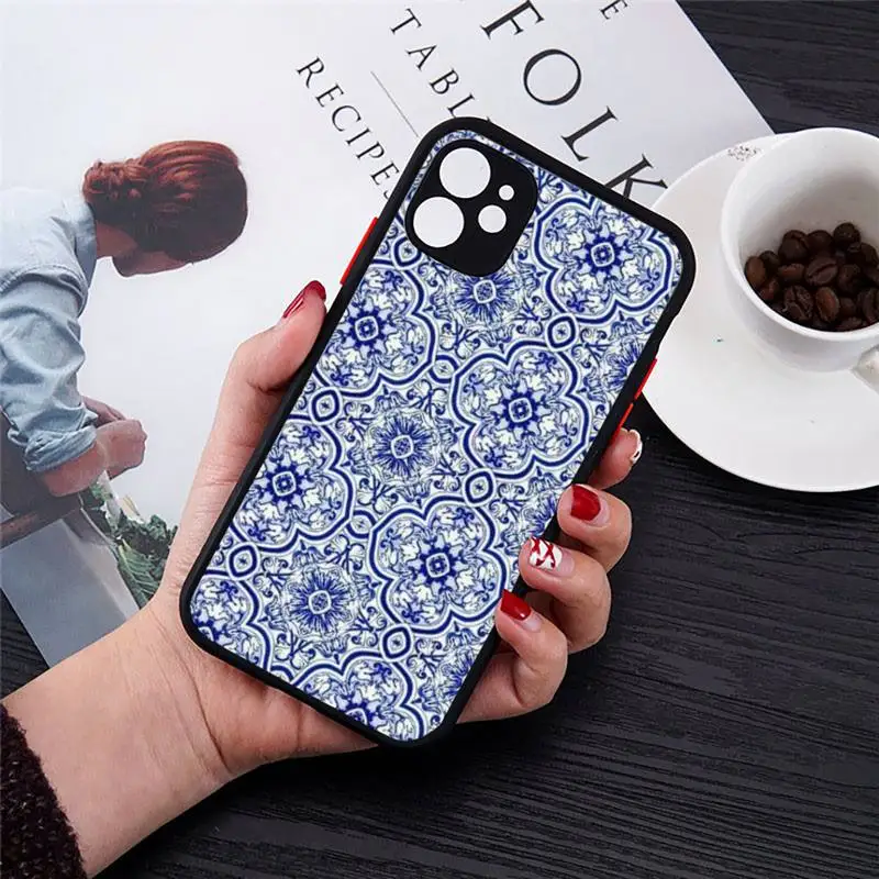 Blue and white porcelain chinese style Phone Case matte transparent For iphone 7 8 11 12 plus mini x xs xr pro max cover
Blue and white porcelain chinese style Phone Case matte transparent For iphone 7 8 11 12 plus mini x xs xr pro max cover