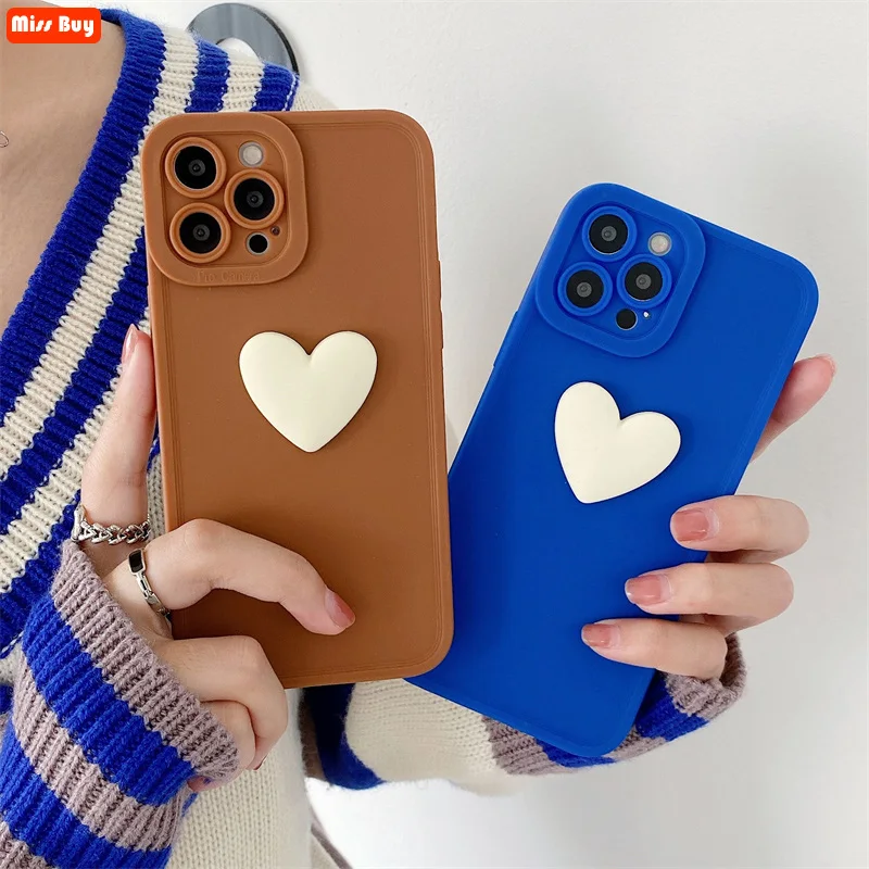 Silicone Love Hearts Brown Blue Phone Case for iPhone 13 12 11 Pro max 12 13 Mini X XS XR XS Max 6 6s 7 8 Plus SE2020 Cover Slim
Silicone Love Hearts Brown Blue Phone Case for iPhone 13 12 11 Pro max 12 13 Mini X XS XR XS Max 6 6s 7 8 Plus SE2020 Cover Slim