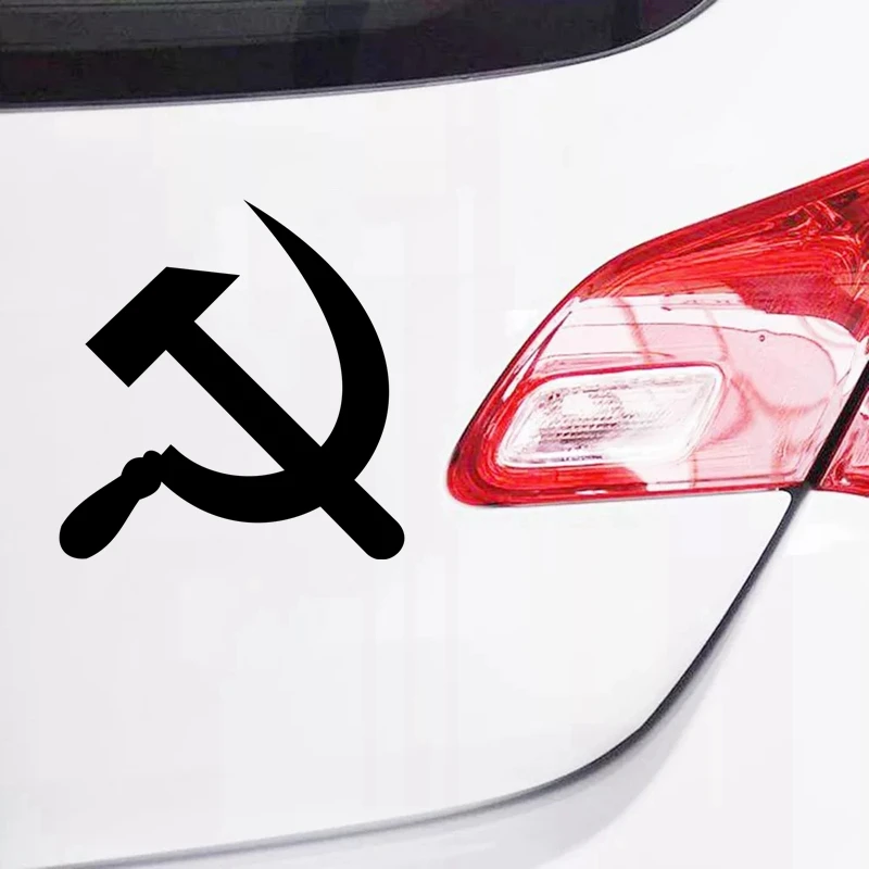 15x15cm Hammer and Sickle USSR Funny Car Sticker Vinyl Decal Silver/black for Auto Car Stickers Styling Car Decoration
15x15cm Hammer and Sickle USSR Funny Car Sticker Vinyl Decal Silver/black for Auto Car Stickers Styling Car Decoration