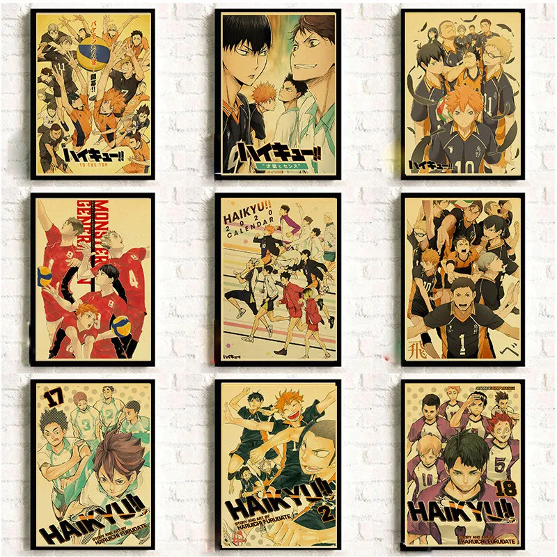 Haikyuu!! Vintage Poster Anime Manga HD Print Wall Poster Kraft Paper Prints Wall Art Sticker Picture Home Room Decor
Haikyuu!! Vintage Poster Anime Manga HD Print Wall Poster Kraft Paper Prints Wall Art Sticker Picture Home Room Decor
