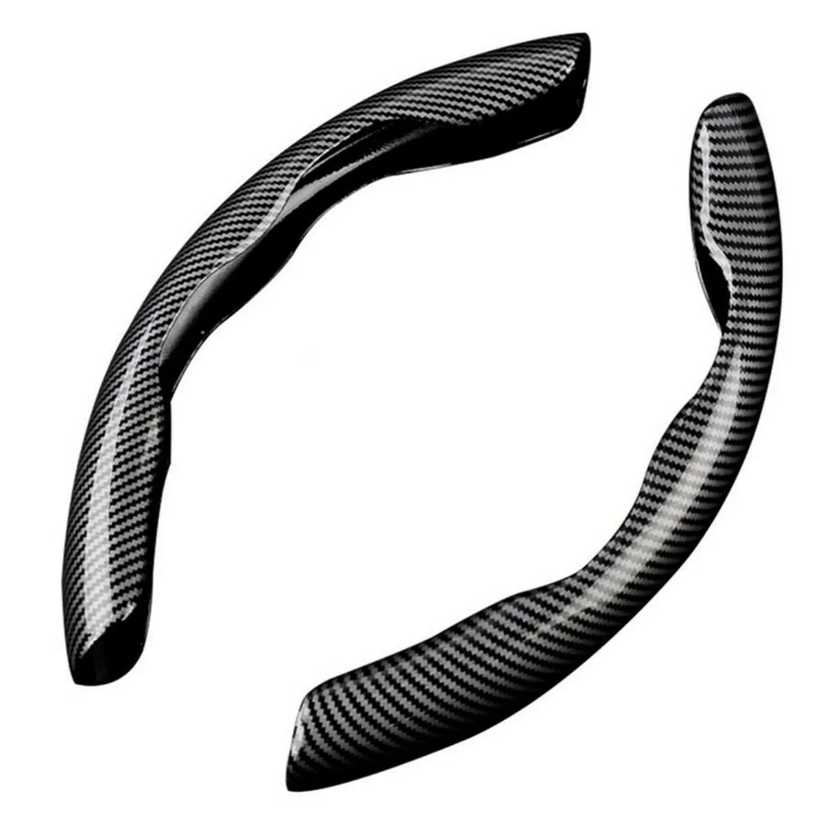 Gloss Black Car Steering Wheel Cover Carbon Fiber Look Universal Car Steering Booster Cover Non-Slip Accessory Protective Decal
Gloss Black Car Steering Wheel Cover Carbon Fiber Look Universal Car Steering Booster Cover Non-Slip Accessory Protective Decal