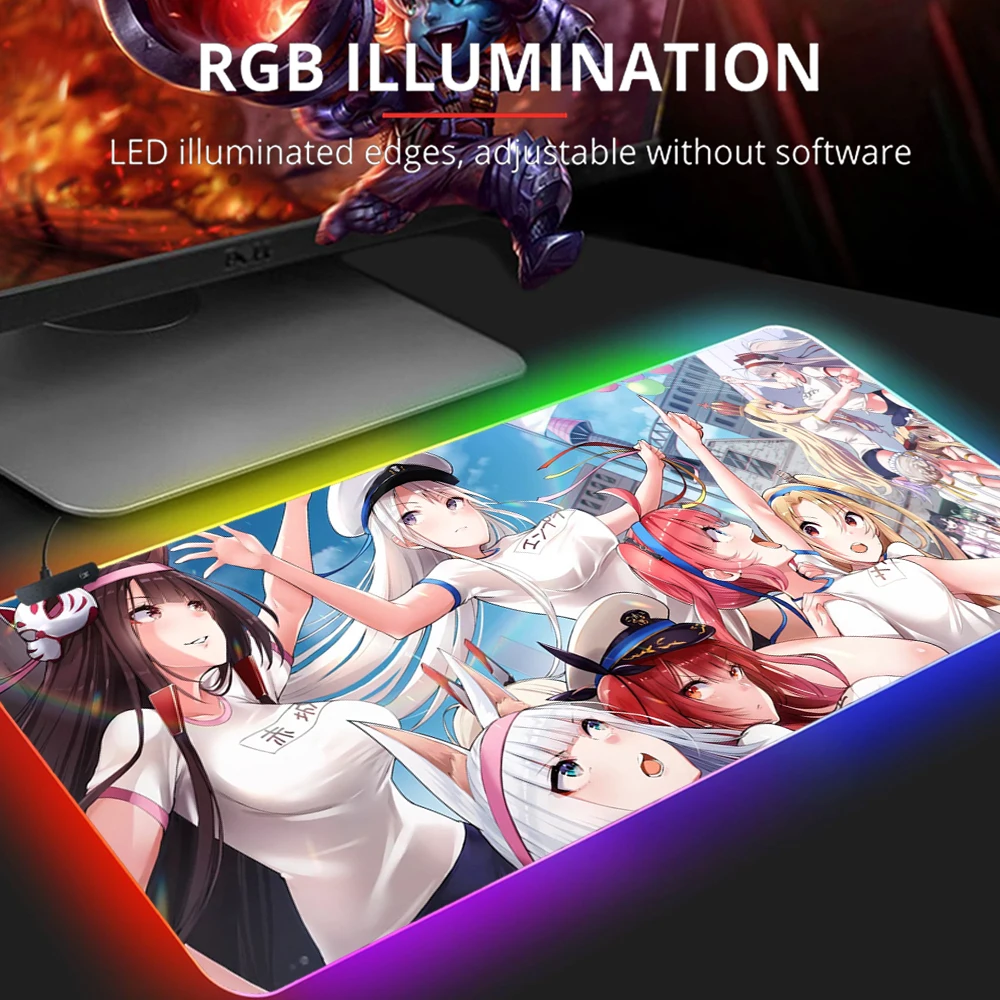 Коврик для мыши Hunter X Hunter, нескользящий коврик, RGB подсветка, LED подсветка, для игровых компьютеров, ноутбуков и ПК
Коврик для мыши Hunter X Hunter, нескользящий коврик, RGB подсветка, LED подсветка, для игровых компьютеров, ноутбуков и ПК