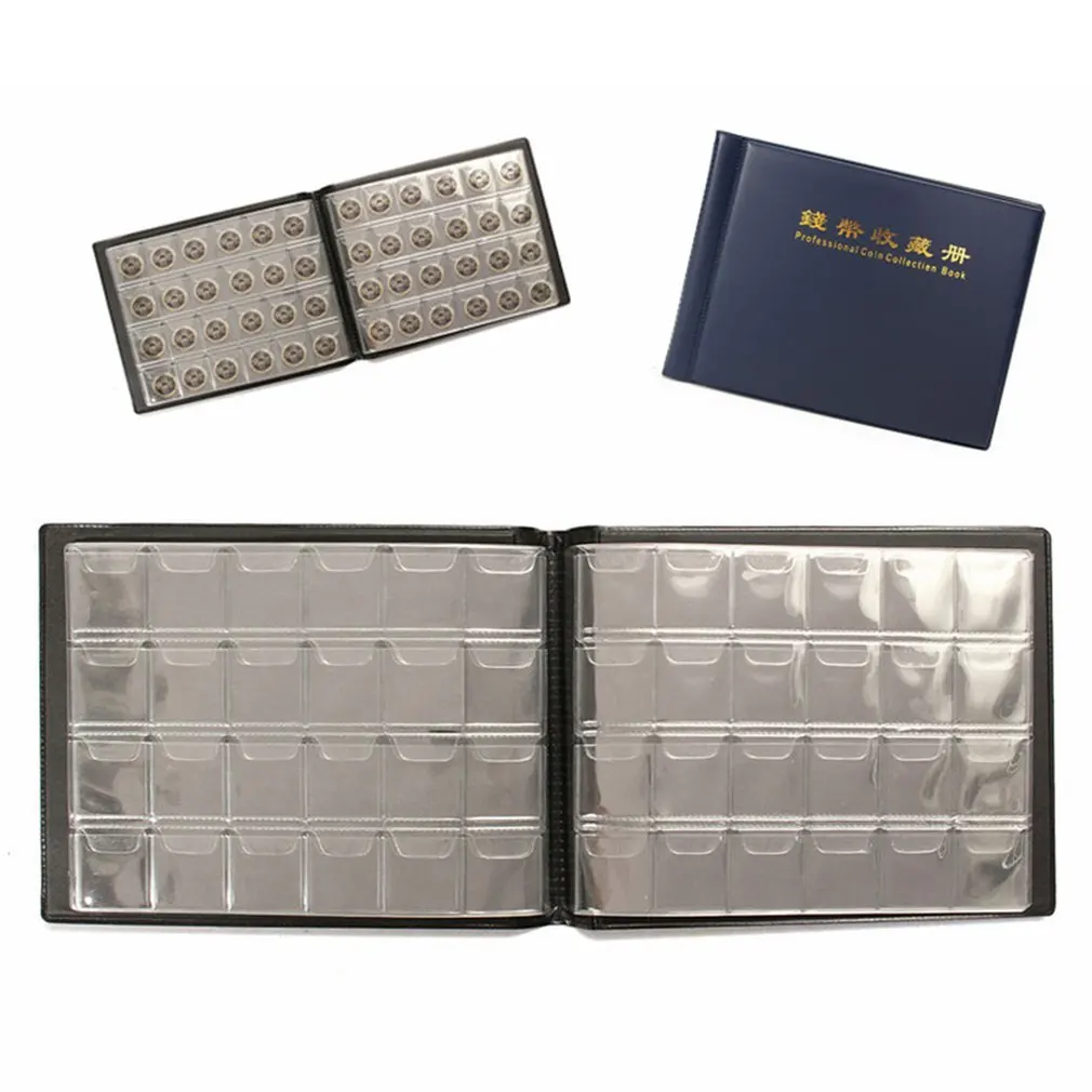240 Holders Coin Collection Book Collecting Money Penny Pockets 10 Pages Storage Album For Collectors | Инструменты