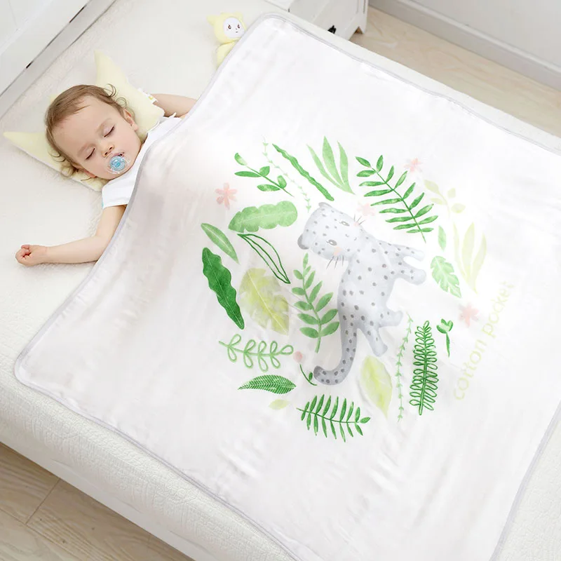 Cartoon Baby Stuff 4 Layer Gauze Cotton Mixed Crib Bedding Set Bamboo kids Swaddle Summer Blanket
Cartoon Baby Stuff 4 Layer Gauze Cotton Mixed Crib Bedding Set Bamboo kids Swaddle Summer Blanket