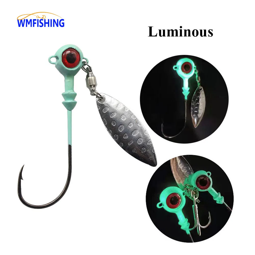 Big Eyes Jig Head Hook 6g/7.5g/12g Carbon Steel Round Head Fishing Hooks With Treble Hooks Spinner Bait Soft Worm Assist Hook
Big Eyes Jig Head Hook 6g/7.5g/12g Carbon Steel Round Head Fishing Hooks With Treble Hooks Spinner Bait Soft Worm Assist Hook