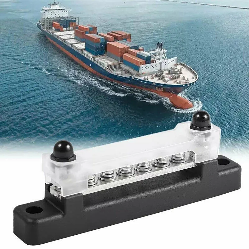 6 Terminal Bus Bar Kit Distribution Terminal Block Accessories Base Material Nylon+transparent PC Cover Copper Strip
6 Terminal Bus Bar Kit Distribution Terminal Block Accessories Base Material Nylon+transparent PC Cover Copper Strip