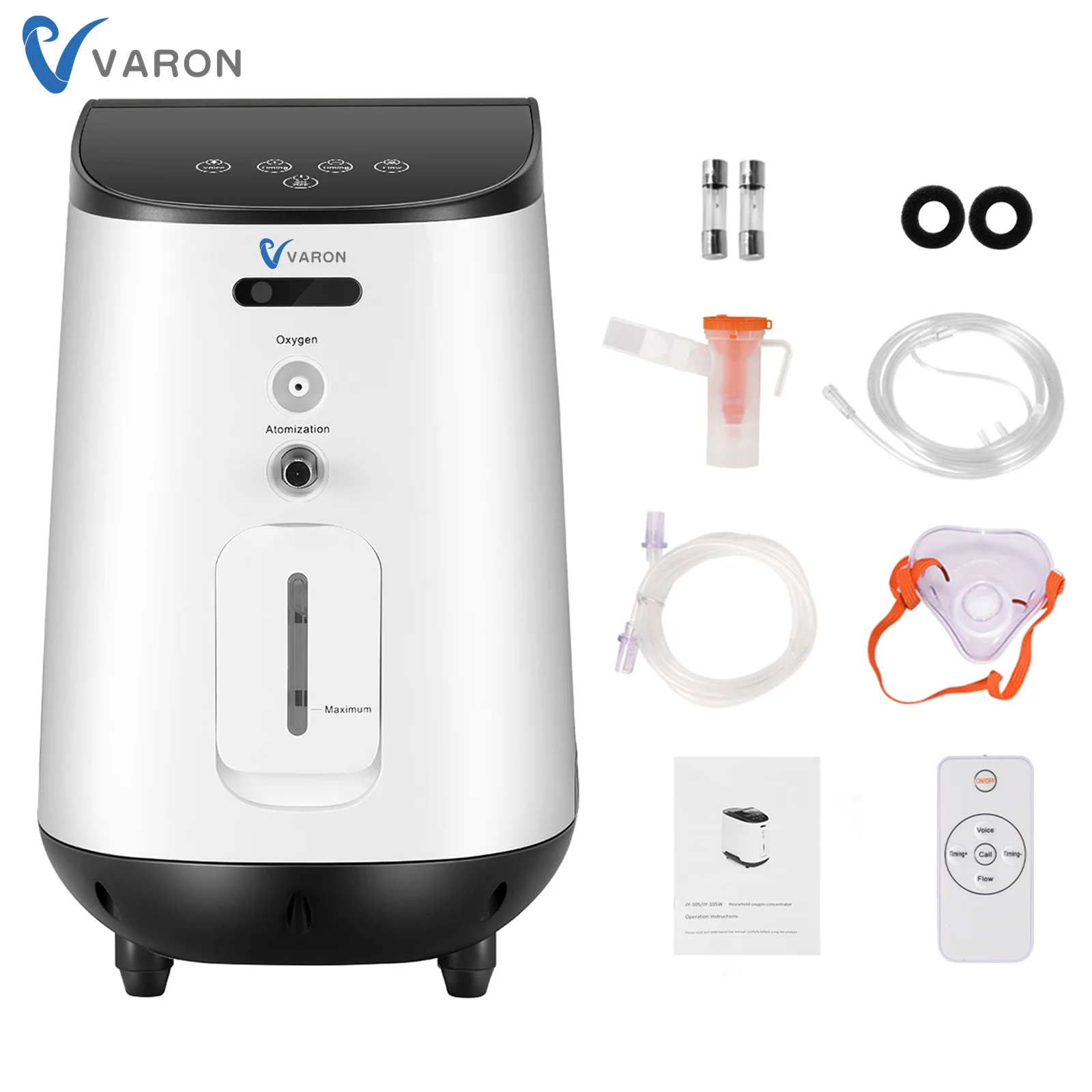 

Кислородный концентратор VARON 1-7 л/мин, регулируемая машина для производства оксигена, генератор кислорода для взрослых и беременных