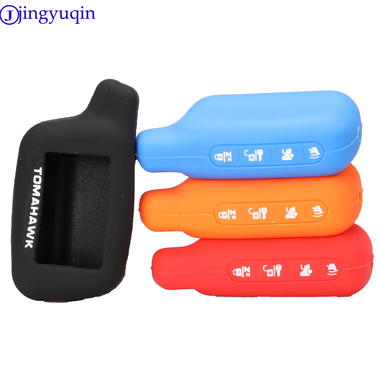 Silicone Case cover Keychain bag skin For Tomahawk X5 LCD Remote Only Two Way Car Alarm Cover | Автомобили и мотоциклы