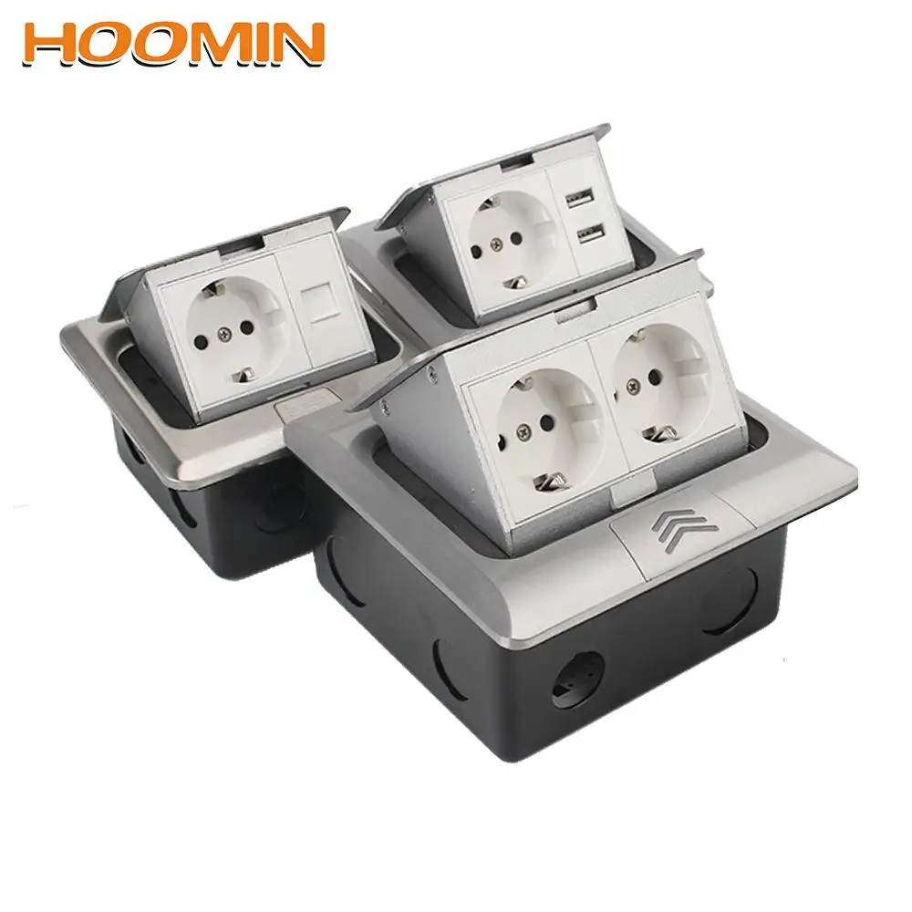 Европейская стандартная водонепроницаемая розетка из алюминиевого сплава 250 в 16 А USB RJ45, выдвижная напольная розетка, двухсторонняя розетка...
Европейская стандартная водонепроницаемая розетка из алюминиевого сплава 250 в 16 А USB RJ45, выдвижная напольная розетка, двухсторонняя розетка...