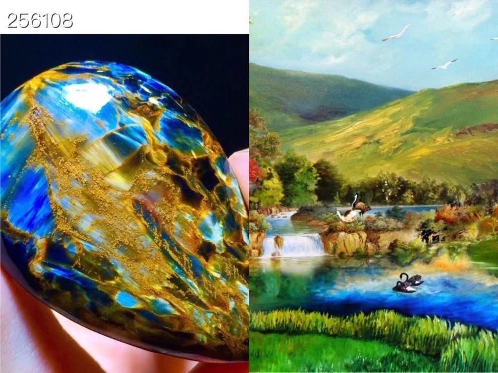 Genuine Natural Blue Yellow Pietersite Chatoyant Pendant 46.7/32/9.9mm Water Drop Namibia Women Men Cat Eye Jewelry AAAAAA
Genuine Natural Blue Yellow Pietersite Chatoyant Pendant 46.7/32/9.9mm Water Drop Namibia Women Men Cat Eye Jewelry AAAAAA