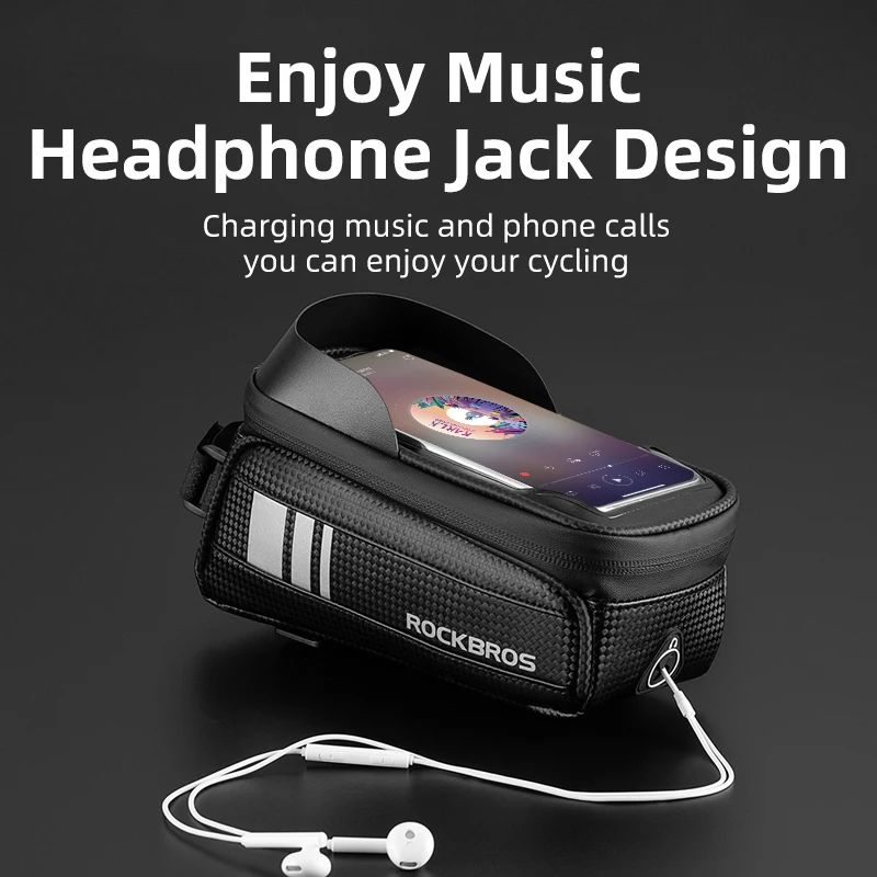 Bicycle Bag Waterproof Touch Screen Cycling Bag Top Front Tube Frame MTB Road Bike Bag 6.5 Phone Case Bike Accessories
Bicycle Bag Waterproof Touch Screen Cycling Bag Top Front Tube Frame MTB Road Bike Bag 6.5 Phone Case Bike Accessories